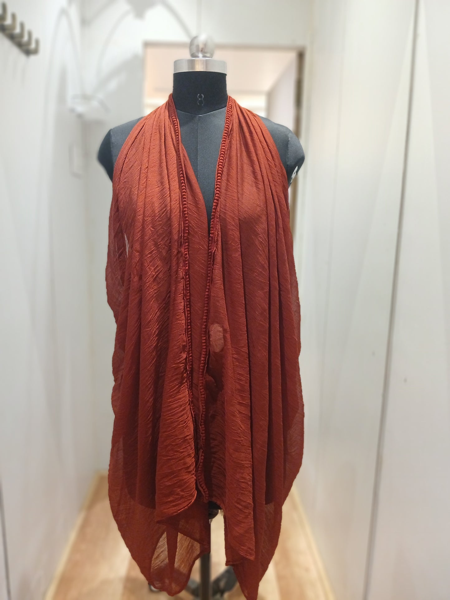 Chiffon Dupatta with Lace Border – Elegant Lightweight Dupatta for Women