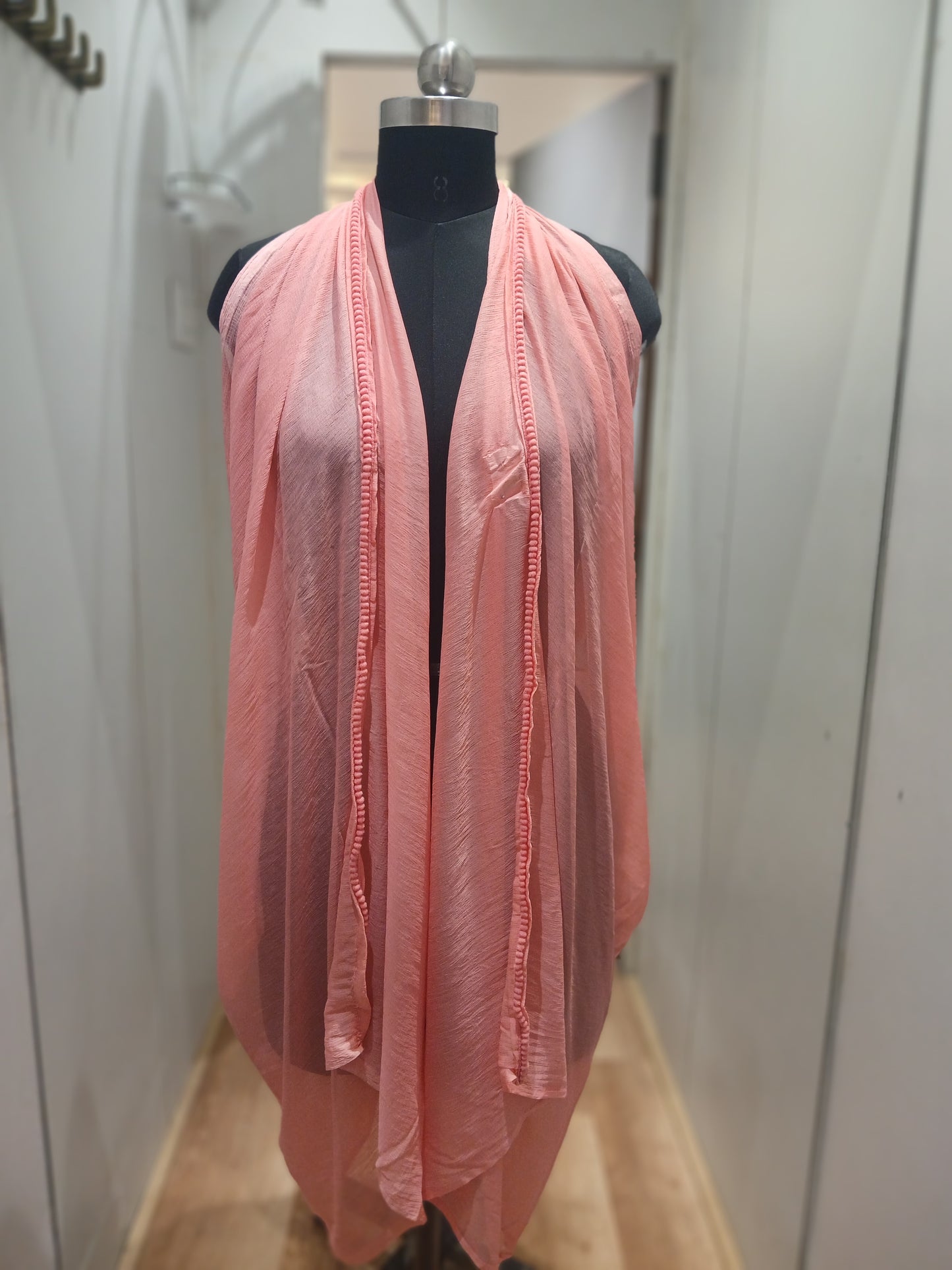 Chiffon Dupatta with Lace Border – Elegant Lightweight Dupatta for Women