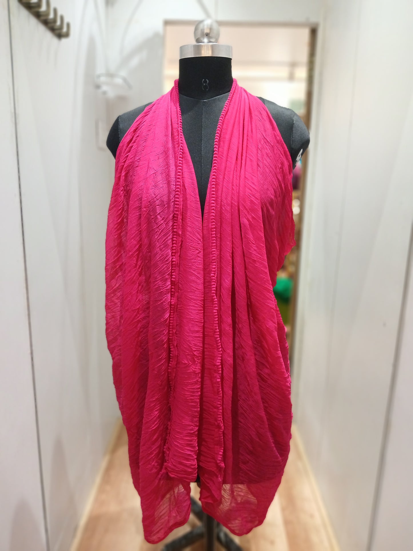 Chiffon Dupatta with Lace Border – Elegant Lightweight Dupatta for Women