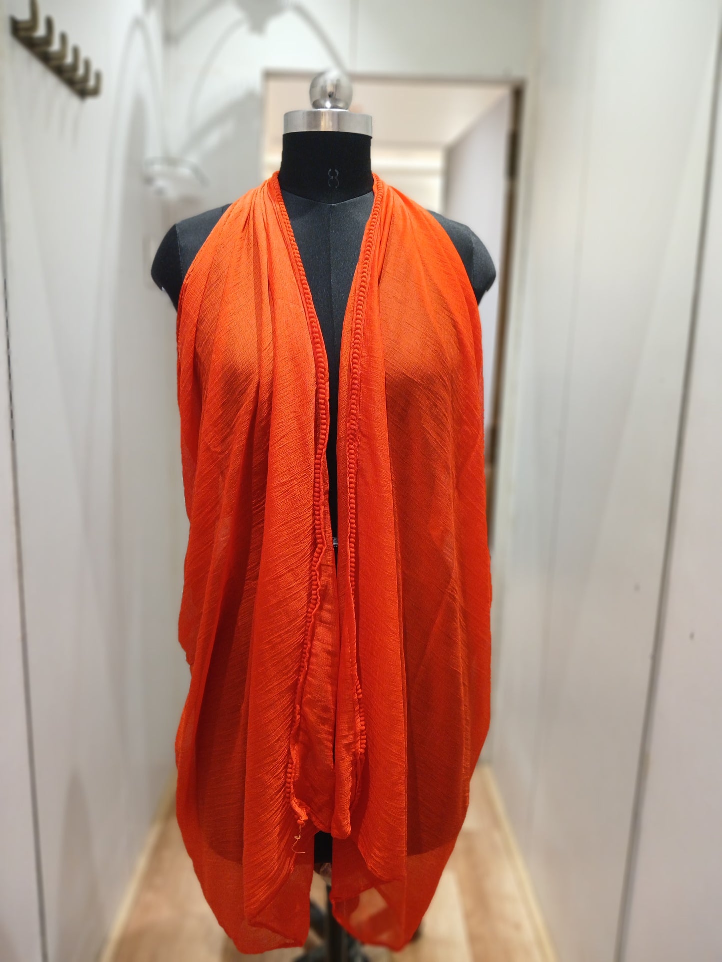 Chiffon Dupatta with Lace Border – Elegant Lightweight Dupatta for Women