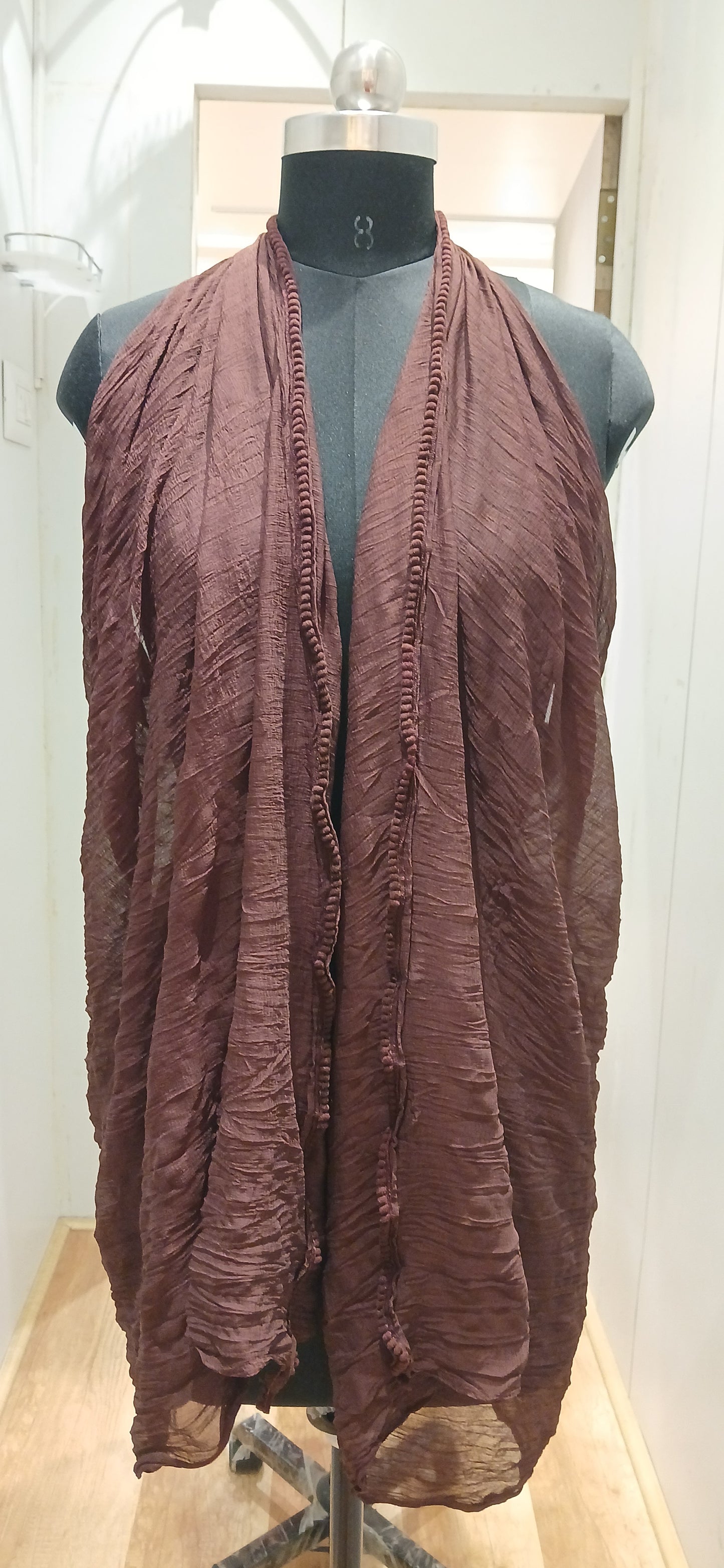 Chiffon Dupatta with Lace Border – Elegant Lightweight Dupatta for Women